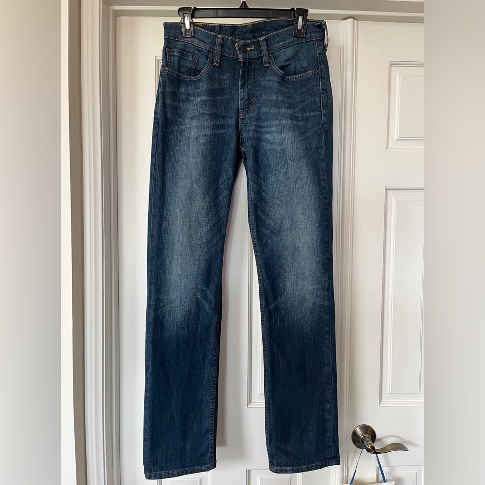 Levi's Nearly New Dark Blue Straight Men's Jeans